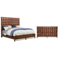 thumbnail image 1 of Home Square 2-Piece Set with Trig Queen Panel Bed & 6 Drawer Dresser, 1 of 12