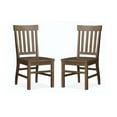 thumbnail image 1 of Home Square 2 Piece Wood Dining Side Chair Set in Distressed Gray, 1 of 3