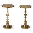 thumbnail image 1 of Home Square 22.5"H Metal End Table in Antique Gold - Set of 2, 1 of 8