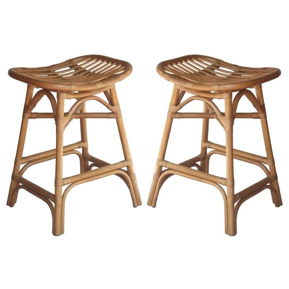 Square Rattan Stool Home Square 24
