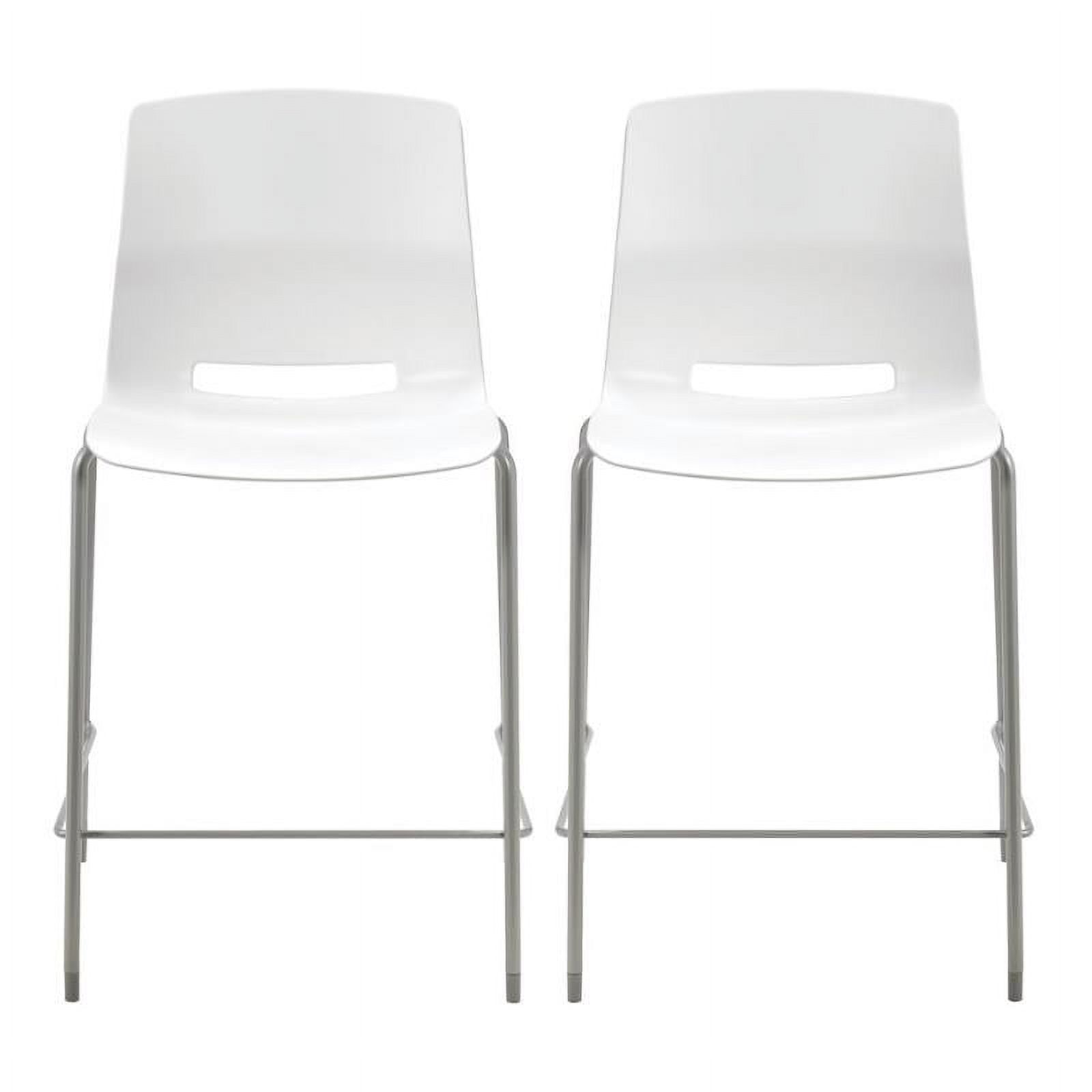 White plastic 2024 counter stools