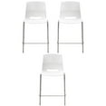 thumbnail image 1 of Home Square 25" Plastic Counter Stool in White - Set of 3, 1 of 2