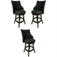 thumbnail image 1 of Home Square 26" Wood Counter Stool in Black & Dark Shadow - Set of 3, 1 of 2