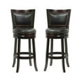thumbnail image 1 of Home Square 29" Bristol Swivel Bar Stool in Cappuccino - Set of 2, 1 of 5