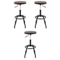 thumbnail image 1 of Home Square 29" Metal Backless Bar Stool in Coffee/Brown - Set of 3, 1 of 7