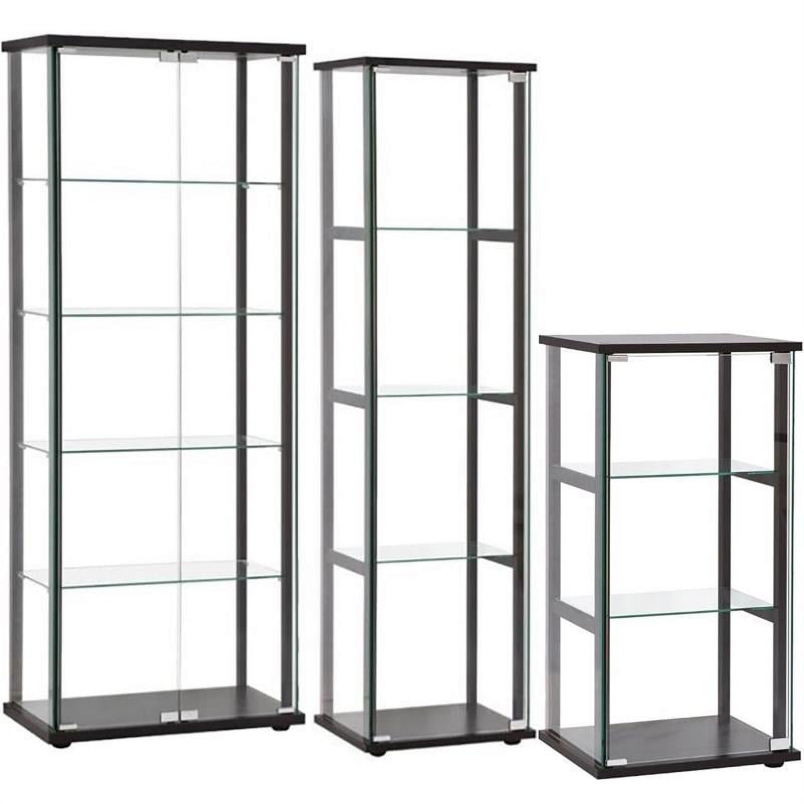 Square curio cabinet deals