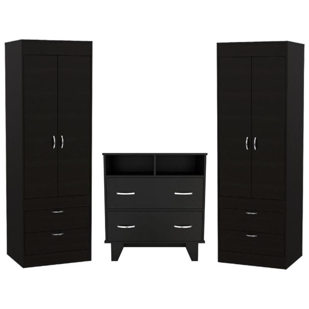 Home Square Dressers & Chest of Drawers | Black - Walmart.com