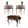 thumbnail image 1 of Home Square 3-Piece Set with 2 Curio Tables & 1 Cocktail Table, 1 of 9