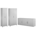 thumbnail image 1 of Home Square 3-Piece Set with 24" 36" Utility Storage Cabinet & 54" Wall Cabinet, 1 of 27
