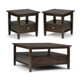 thumbnail image 1 of Home Square 3-Piece Set with 36" Square Coffee Table and 20" End Side Table, 1 of 15