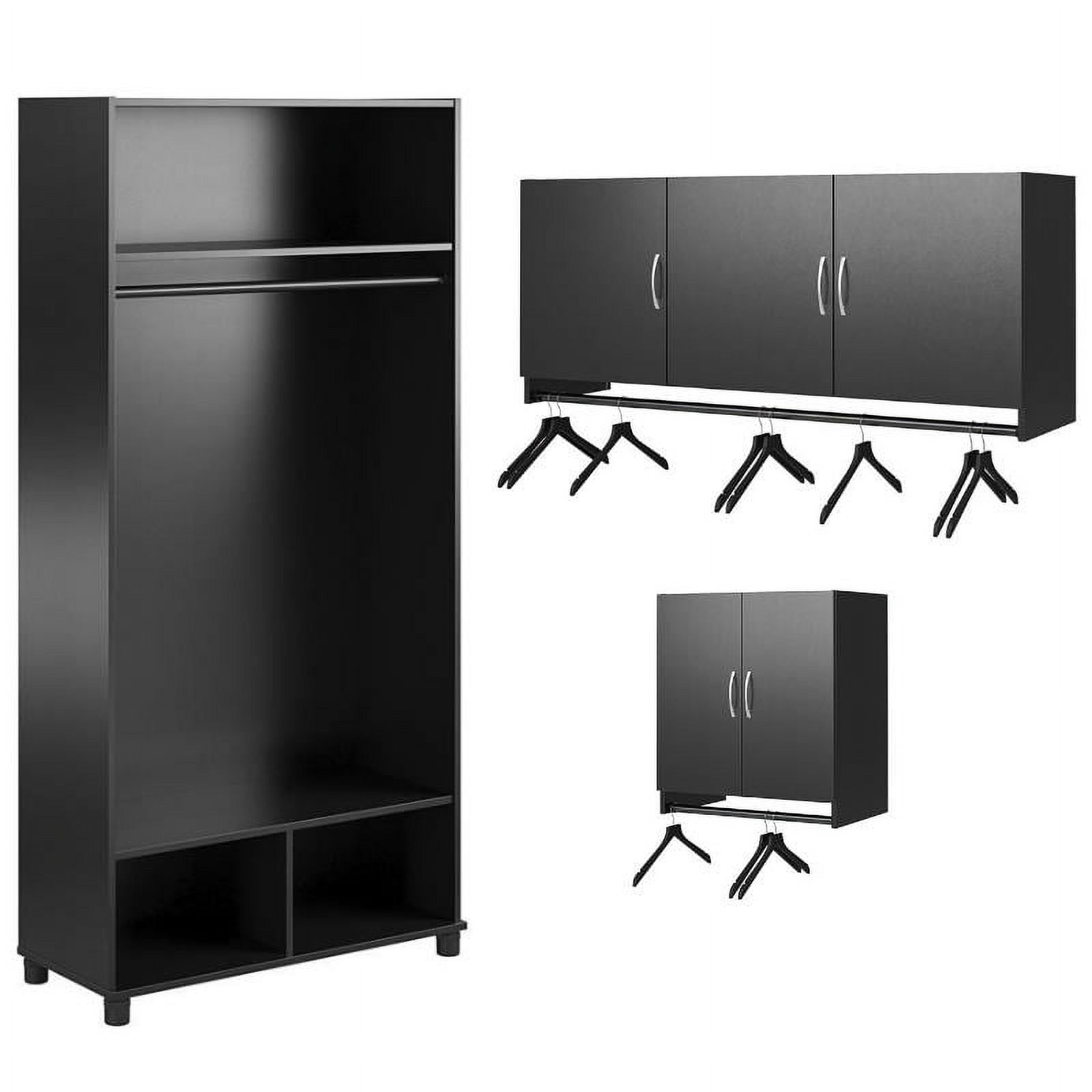 Home Square 3Piece Set with 36" Wide 3Door and 2Door Wall