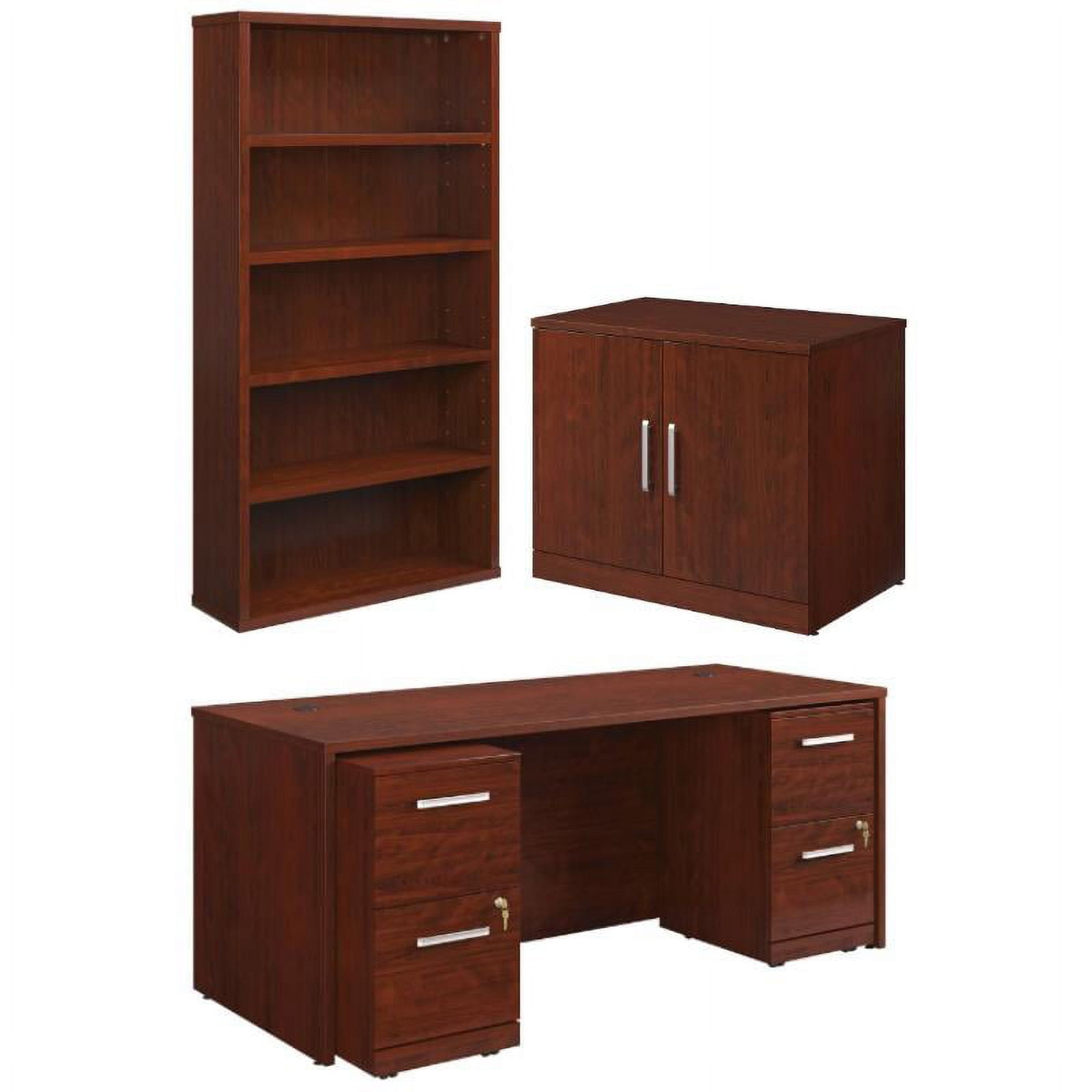Home Square 3 Piece Set With 72 X 30 Desk Bookcase Storage home-square-3-piece-set-with-72-x-30-desk-bookcase-storage