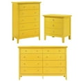 thumbnail image 1 of Home Square 3-Piece Set with 8-Drawer Dresser 5-Drawer Chest 3-Drawer Nightstand, 1 of 16