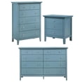 thumbnail image 1 of Home Square 3-Piece Set with 8-Drawer Dresser 5-Drawer Chest & Nightstand, 1 of 16