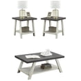 thumbnail image 1 of Home Square 3-Piece Set with Coffee Table & 2 End Tables in Charcoal and Beige, 1 of 9