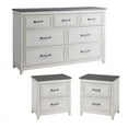 thumbnail image 1 of Home Square 3-Piece Set with Del Mar 2 Nightstands & 7 Drawer Dresser, 1 of 1