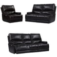 thumbnail image 1 of Home Square 3-Piece Set with Power Recliner & Loveseat & Sofa in Brown, 1 of 9