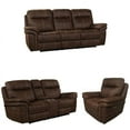 thumbnail image 1 of Home Square 3-Piece Set with Recliner & Loveseat & Sofa in Dark Kahlua, 1 of 8