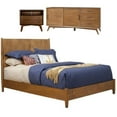 thumbnail image 1 of Home Square 3 Piece Set with TV Console Queen Panel Bed & Large Nightstand, 1 of 21