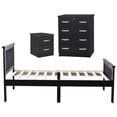 thumbnail image 1 of Home Square 3-Piece Set with Twin Bed Chest Dresser with Lock and Nightstand, 1 of 19