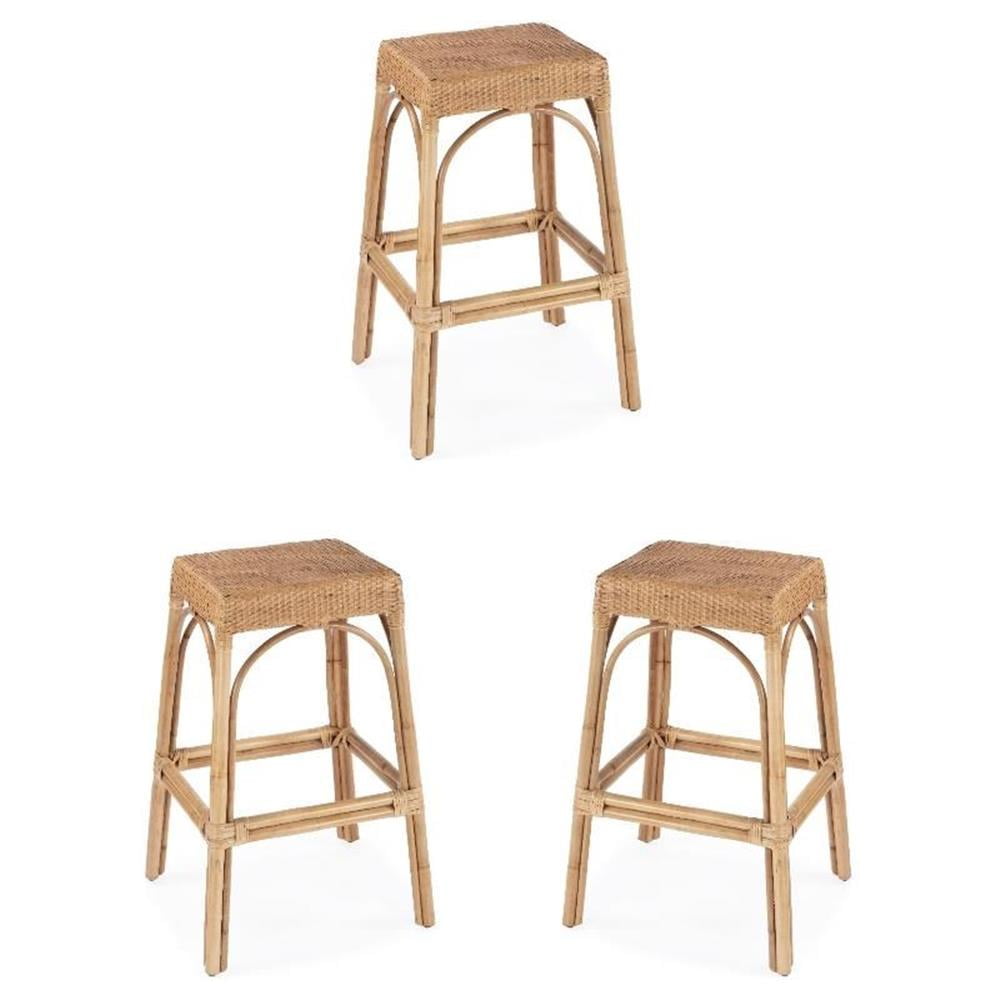 Square Rattan Stool Home Square 30