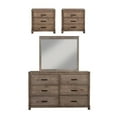 thumbnail image 1 of Home Square 4 Piece Furniture Set with Wood Dresser Mirror and Nightstand, 1 of 13