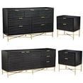 thumbnail image 1 of Home Square 4-Piece Set with 7 Drawer Dresser & 2 Nightstands & TV Console, 1 of 17
