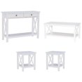 thumbnail image 1 of Home Square 4-Piece Set with Coffee Table & 2 End Tables & Console Table, 1 of 31