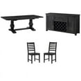 thumbnail image 1 of Home Square 4-Piece Set with Napa Trestle Table 2 Dining Chairs & Server, 1 of 19