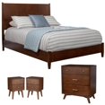 thumbnail image 1 of Home Square 4 Piece Set with Nightstand California King Panel Bed & Accent Chest, 1 of 26