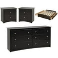 thumbnail image 1 of Home Square 4-Piece Set with Storage Bed 6-Drawer Double Dresser & 2 Nightstands, 1 of 14