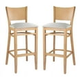 thumbnail image 1 of Home Square 43"H Solid Wood Bar Stool in Natural - Set of 2, 1 of 3
