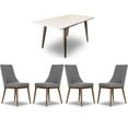 thumbnail image 1 of Home Square 5 Piece Dining Set with Dining Table & 4 Dining Chairs, 1 of 16