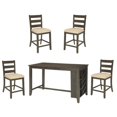 thumbnail image 1 of Home Square 5-Piece Set with Height Dining Table & 4 Counter Stools, 1 of 3