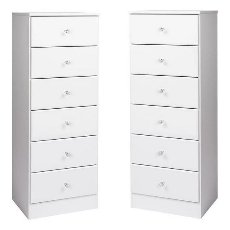 最新のデザイン Home Chest/Dressers Tall Wood Drawer 6 - 2 of Set Square 衣装ケース・衣類収納ケース
