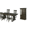 thumbnail image 1 of Home Square 6 Piece Dining Set with China Cabinet in Peppercorn, 1 of 4