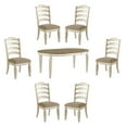 thumbnail image 1 of Home Square 7-Piece Set with 72" Extendable Dining Table & 4 Dining Side Chairs, 1 of 5