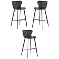 thumbnail image 1 of Home Square Arabella 30" Modern Fabric Barstool in Gray - Set of 3, 1 of 7