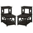 thumbnail image 1 of Home Square Chairside End Table in Espresso Wood Finish - Set of 2, 1 of 4