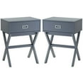 thumbnail image 1 of Home Square Designs2Go Landon End Table in Gray Wood Finish - Set of 2, 1 of 4