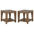 thumbnail image 1 of Home Square Doe Valley 24" Mid-Century Wood End Table in Taupe Brown - Set of 2, 1 of 6
