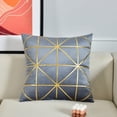thumbnail image 1 of [IN2XZT147-1 Gray] Square Fabric Decorative Pillow (with/without insert), 1 of 9