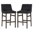 thumbnail image 1 of Home Square Halden 29.5" Modern Barstool in Black/Rustic Bronze - Set of 2, 1 of 5