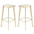 thumbnail image 1 of Home Square Icon 30.75" Metal Bar Stool in Gold Finish - Set of 2, 1 of 4
