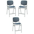thumbnail image 1 of Home Square Plastic Counter Stool in Navy - Set of 3, 1 of 3