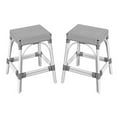 thumbnail image 1 of Home Square Rectangular Rattan Counter Stool in Beige - Set of 2, 1 of 7