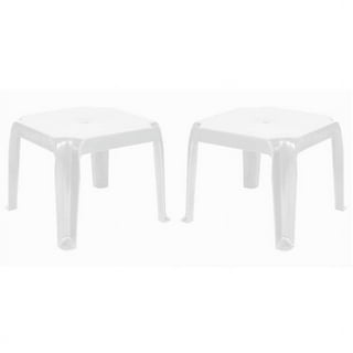 Stackable Plastic Side Tables
