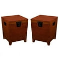 thumbnail image 1 of Home Square Storage Trunk End Table in Mission Oak - Set of 2, 1 of 10