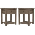 thumbnail image 1 of Home Square Wood Accent Table in Knotty Gray Oak - Set of 2, 1 of 11