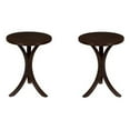 thumbnail image 1 of Home Square Wooden Side Table in Mocha Walnut & Espresso - Set of 2, 1 of 4